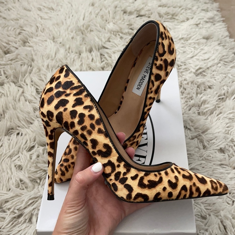 Steve Madden cheetah heels